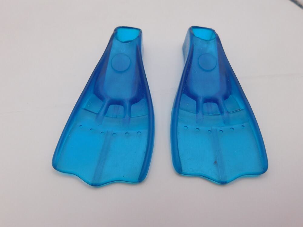 GI Joe Scuba Fins For 12" Action Figure 1/6 Scale Preowned
